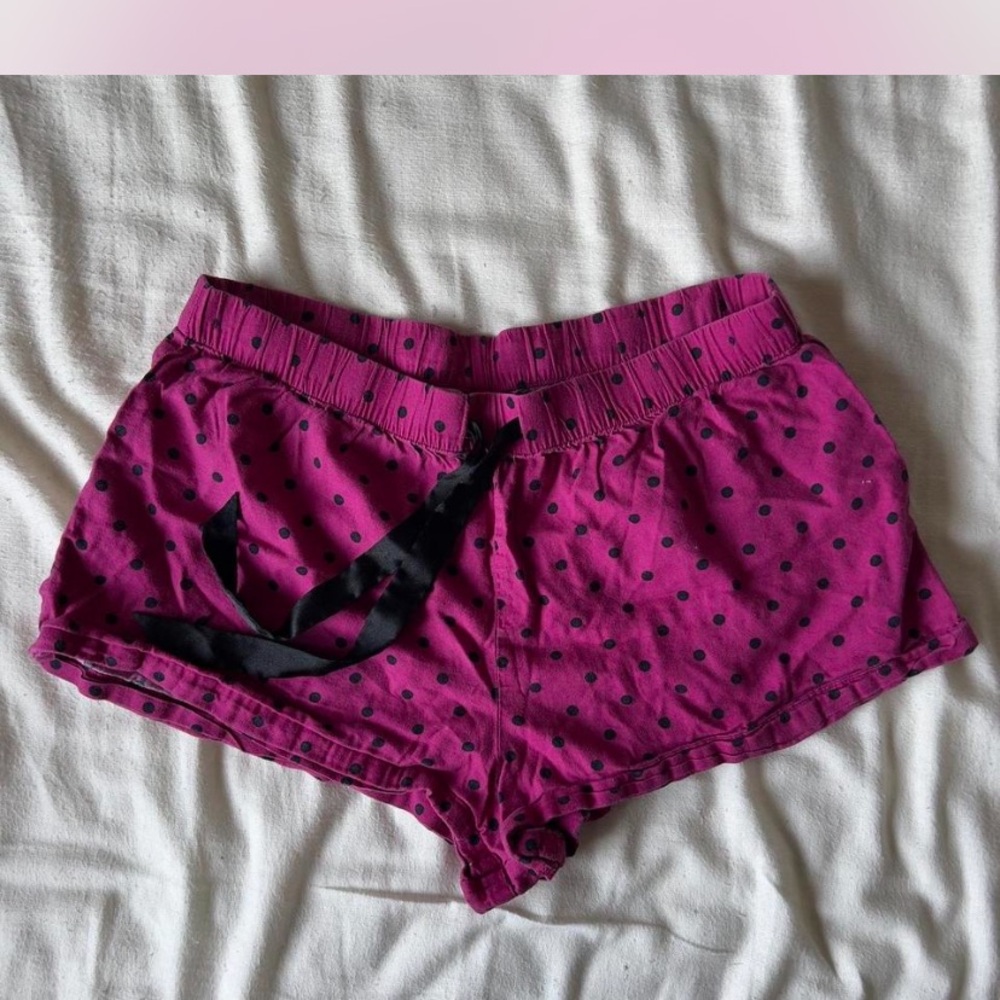 Victoria's Secret Pink Polka Dot Pajama Shorts